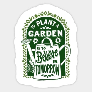 Plant a Garden Sticker